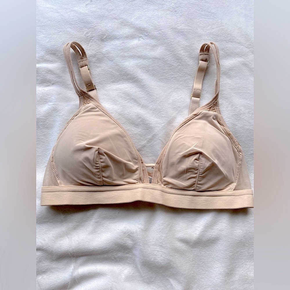 Lively Tan Wireless Bralette with Adjustable Straps - Picture 9 of 10